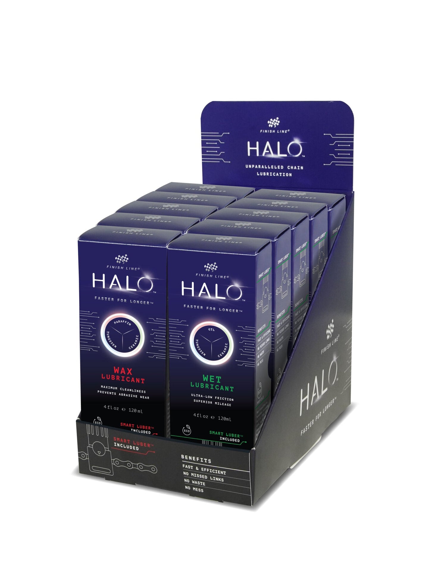 FINISHLINE HALO WAX & WET Lubricant 光暈蠟性&濕性潤滑劑 - 4oz/120ml - Smart Luber+ PRODUCT BOX FINISHLINE HALO WAX & WET Lubricant - 4oz/120ml-Smart Luber+PRODUCT BOX