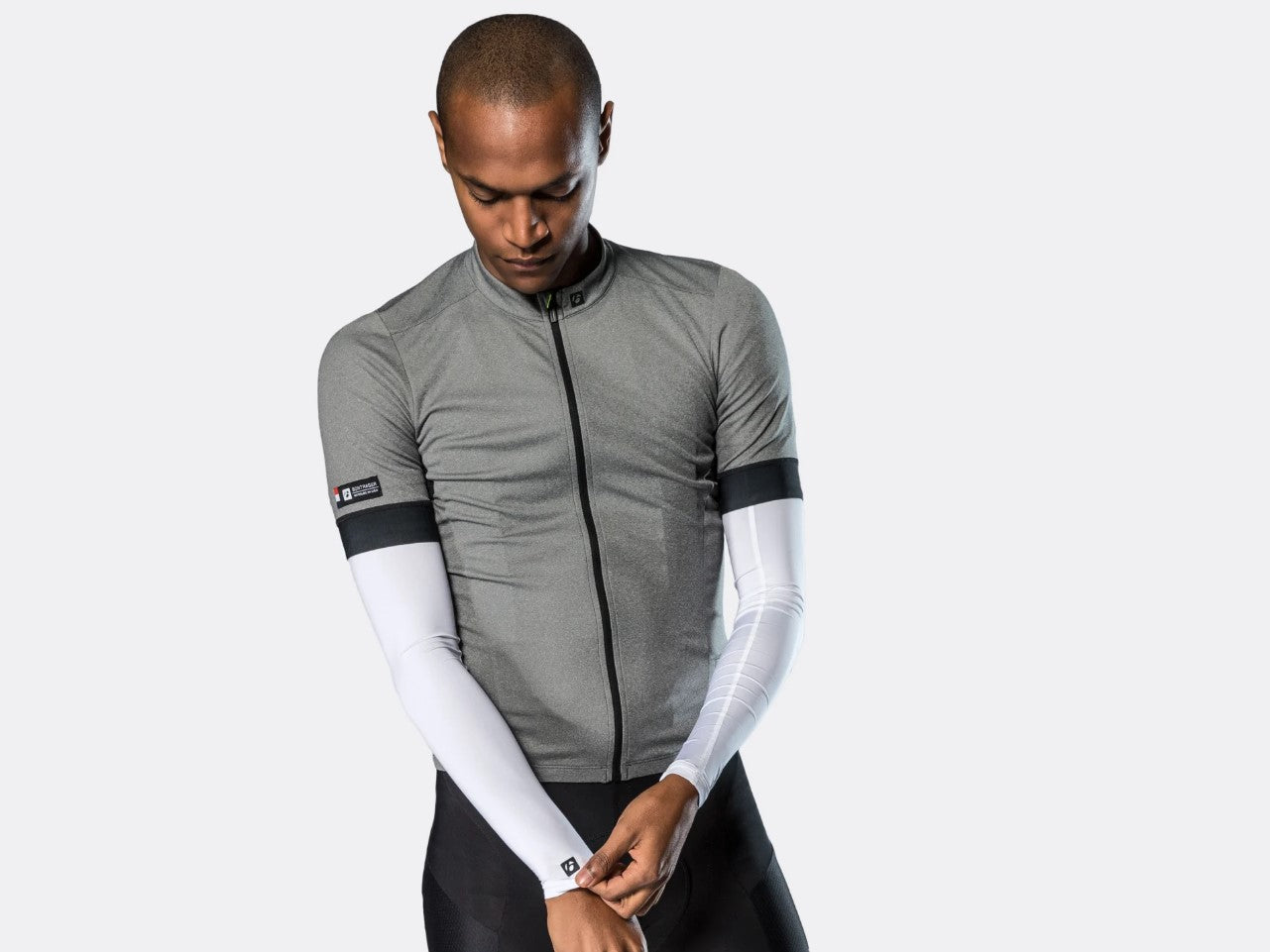 BONTRAGER UV SUNSTOP anti-UV hand sleeves~white~large size/BONTRAGER UV SUNSTOP ARM COVER~WH~L