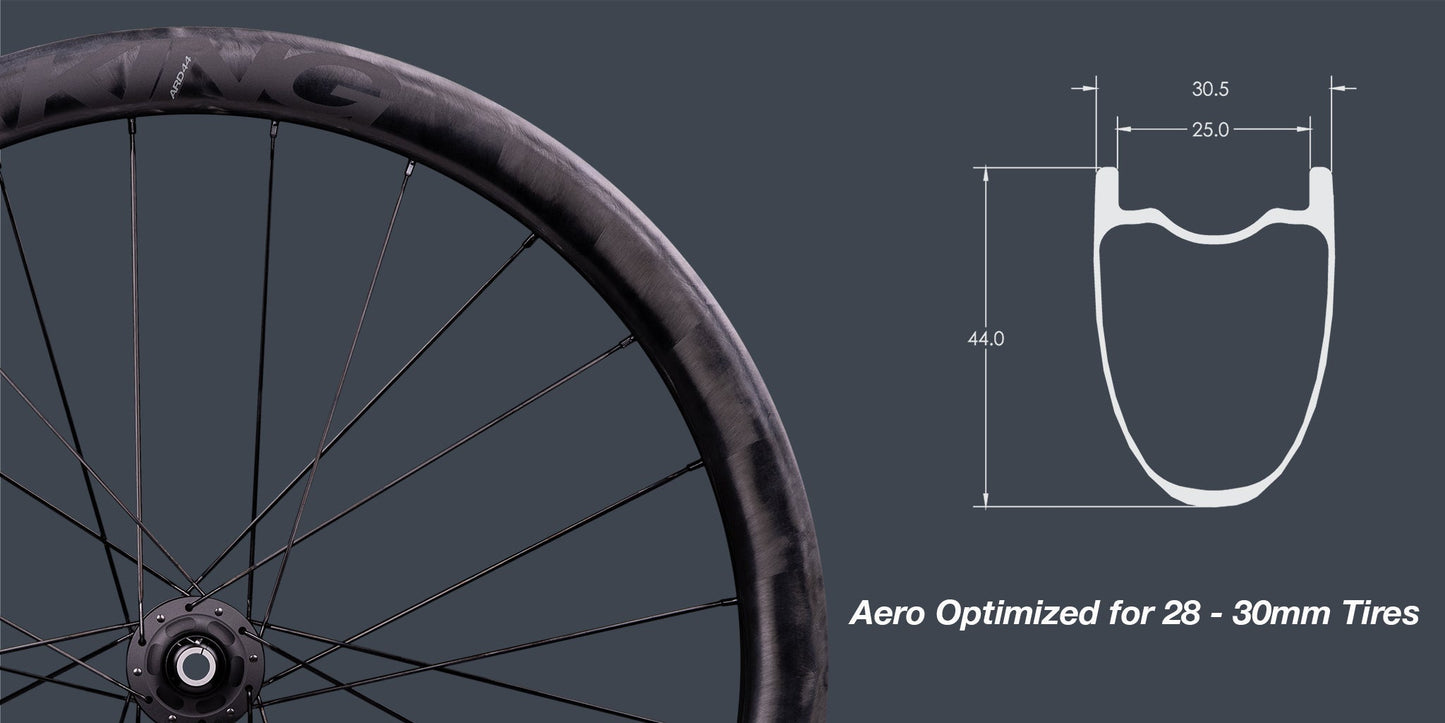 Chris King ARD44 R45D 碳纖維跑車輪組 / Chris King ARD44 R45D Carbon Road Wheelset