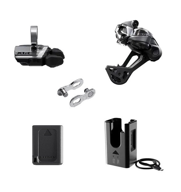 Shimano XTR Di2 M9250 電子變速升級套裝UPG09-(包括RD-M9250-SGS,SW-M9250-R,BT-DN320,EC-DN100,SM-CN910-12)
