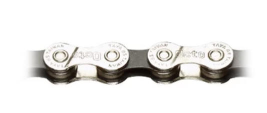 TAYA EL410 BMX 1/2X1/8X96LINK 單速鏈 - 銀黑色 / TAYA EL410 BMX 1/2X1/8X96 LINK CHAIN-SILVER/BLACK