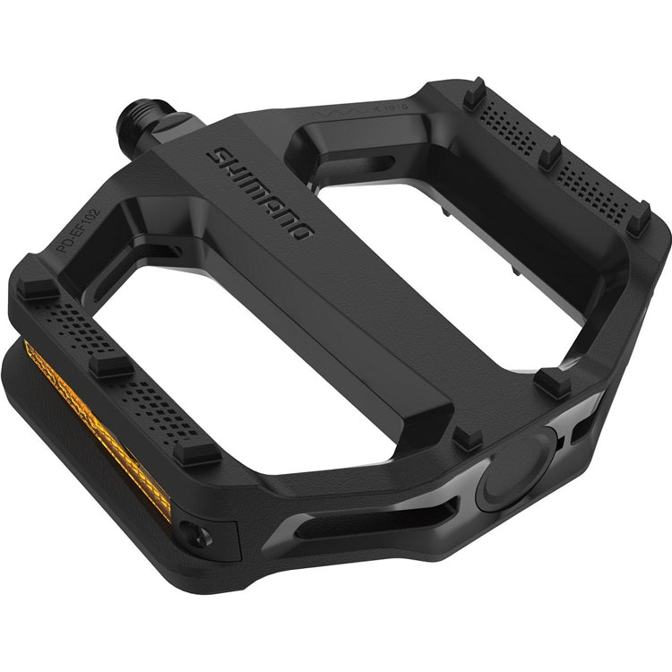SHIMANO 平面腳踏 PD-EF102 黑色 / SHIMANO PEDAL PD-EF102-BLACK