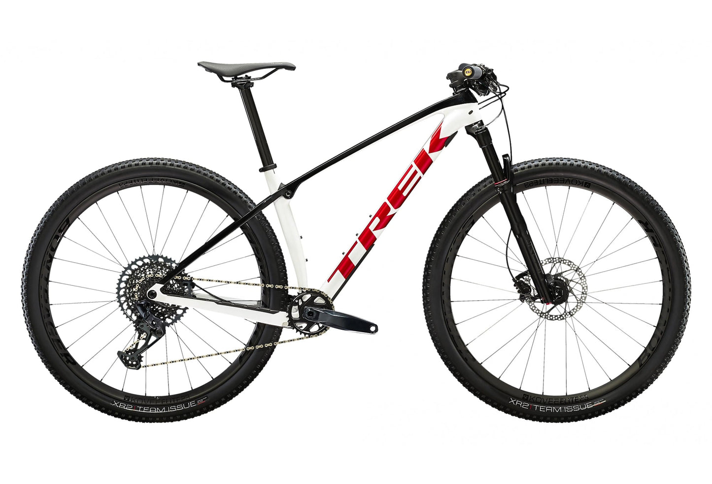 TREK 2023 PROCALIBER 9.7 29" Carbon Mountain Bike - White/Red/ TREK 2023 PROCALIBER 9.7 29" MTB - WT/RD