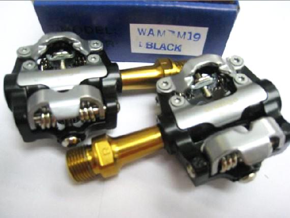 WELLGO WAM-M-19 CLIPLESS PEDALS (9/16") TI Black/ WELLGO WAM M-19CLIPLESS PEDALS (9/16") TI