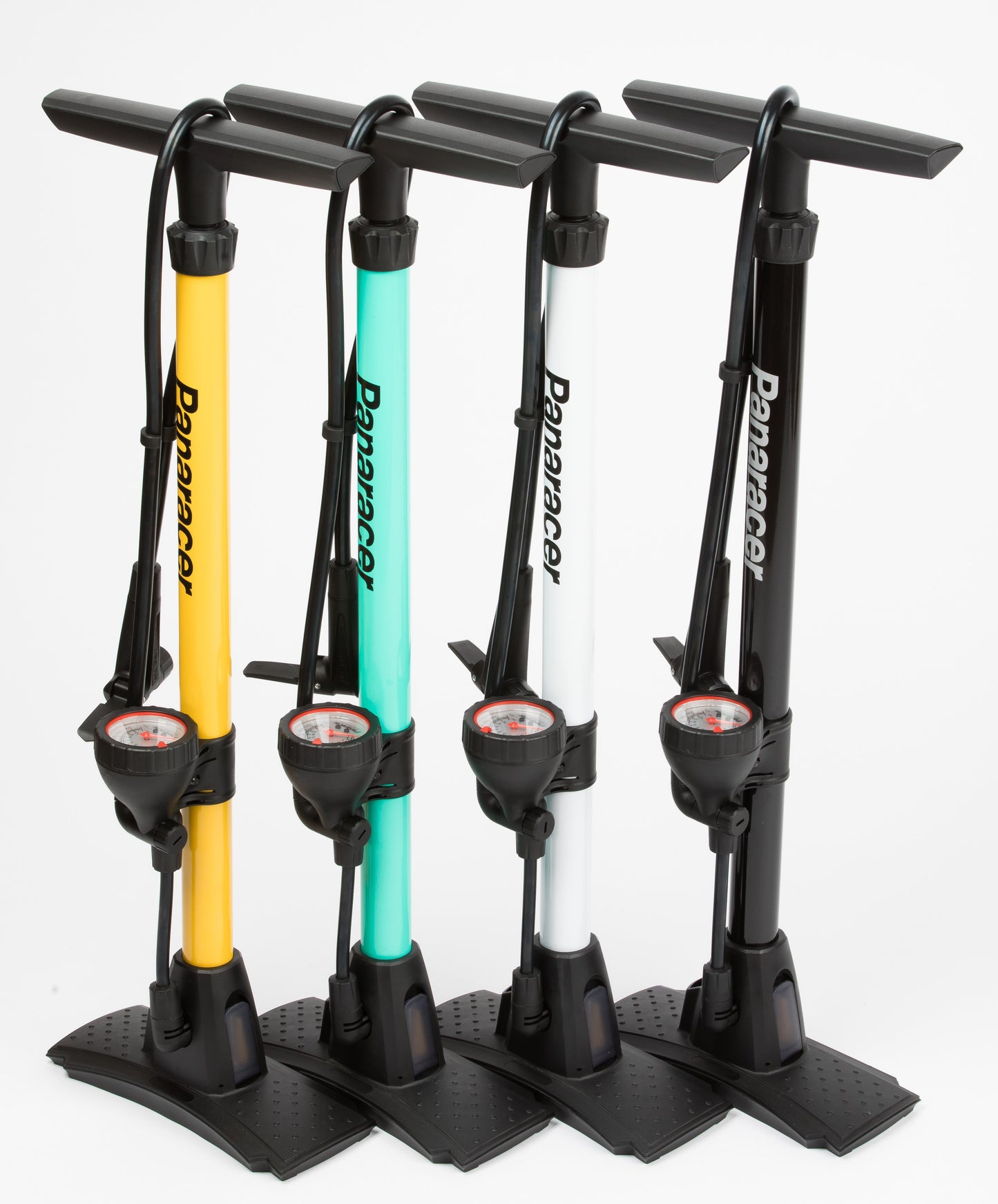 Panaracer 鋁製配氣壓錶大地泵, 美咀法咀適用 / Panaracer Alloy FV and AV Floor Pump, with Air Pressure Gauge