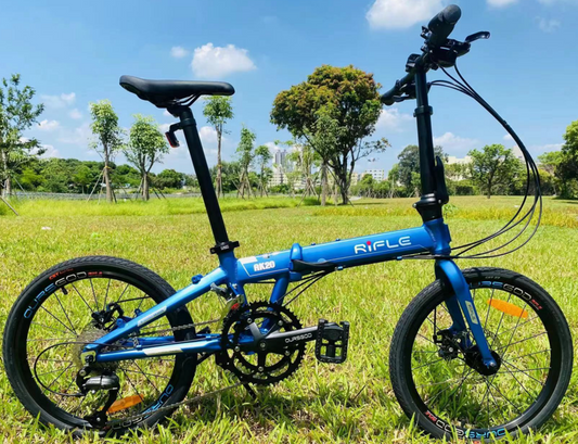 RIFLE AK20 20-inch 18-speed aluminum alloy disc folding bike-20" / RIFLE AK20 18 SPEED ALLOY DISC BRAKE FOLDING BIKE-20"