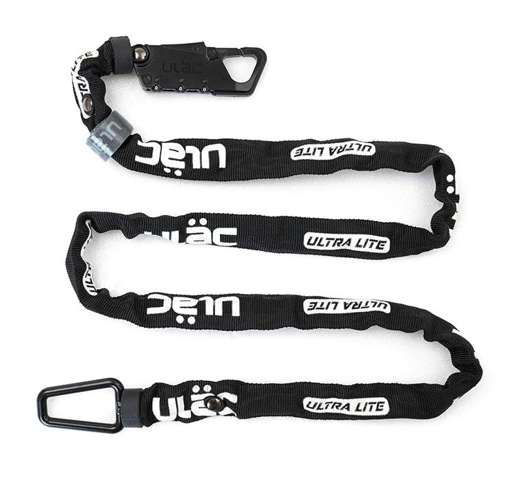 ULAC VALKYRIE SLR- K9C Combination Chain Lock 3MMX100CM - Black / ULAC VALKYRIE SLR- K9C LOCK -BLACK-3MMX100CM