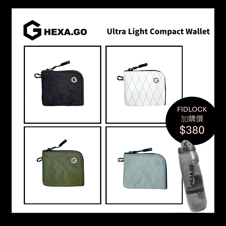 Hexa.Go Ultra Light Compact wallet