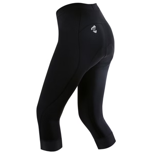 ATLAS 女裝七分單車褲 (2代褲墊)~HJ-7998-1~黑色~18-24℃ / ATLAS WOMEN TIGHT-2TH~ HJ-7998-1~BLACK ~18-24℃