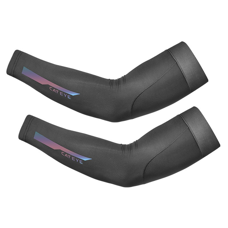 Cateye 夜光流彩防曬袖套~黑/ Cateye A.R. ARM COVER~BLACK