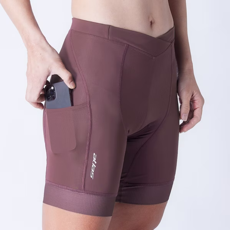 ATLAS 女裝五分經編單車褲 (6代褲墊)有褲袋款~WS-929~24-30℃ / ATLAS WOMEN SHORT (with pocket) - 6TH~WS-929~ - 24-30℃