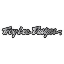 TROY LEE DESIGNS SIGNATURE BRUSHED ALUM 10" 貼紙 / TROY LEE DESIGNS SIGNATURE BRUSHED ALUM 10" STICKE