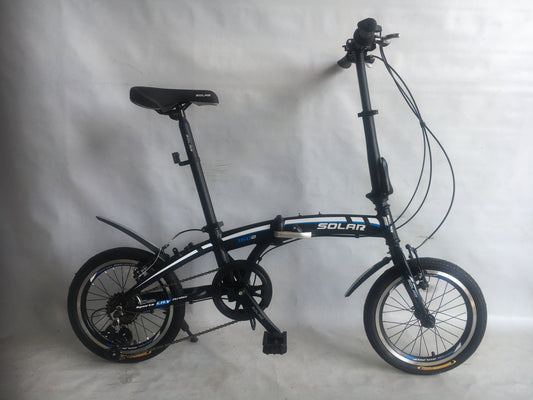 SOLAR 160S 16-inch 6-speed V-frame aluminum folding bike/SOLAR 160S FOLDING BIKE-16"