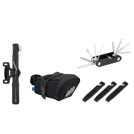 PRO 多功能尾袋+10F迷你工具+手泵+3 支胎撬棒套裝 / PRO COMBIPACK(MEDI SADDLEBAG+COMPACT MINIPUMP+TIRE LEVERS( 3PCS)+ MINI TOOL 10 FUNCTIONS)