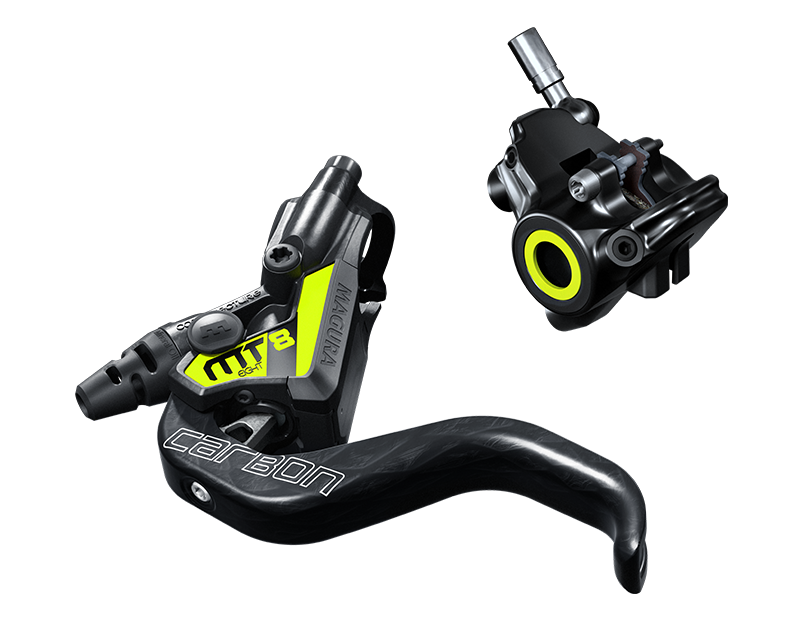 Magura MT8 SL FM 碳纖碟煞二活塞(平面安裝式鮑魚)-單邊/ Magura MT8 SL FM Single Brake HC CARBON 1-Finger L/R (Flatmount)