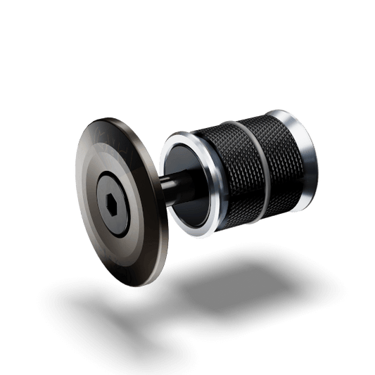 PRO aluminum alloy top cover with carbon fiber fork expansion chrysanthemum 25MM long / PRO GAP CAP EXPANDER 25MM