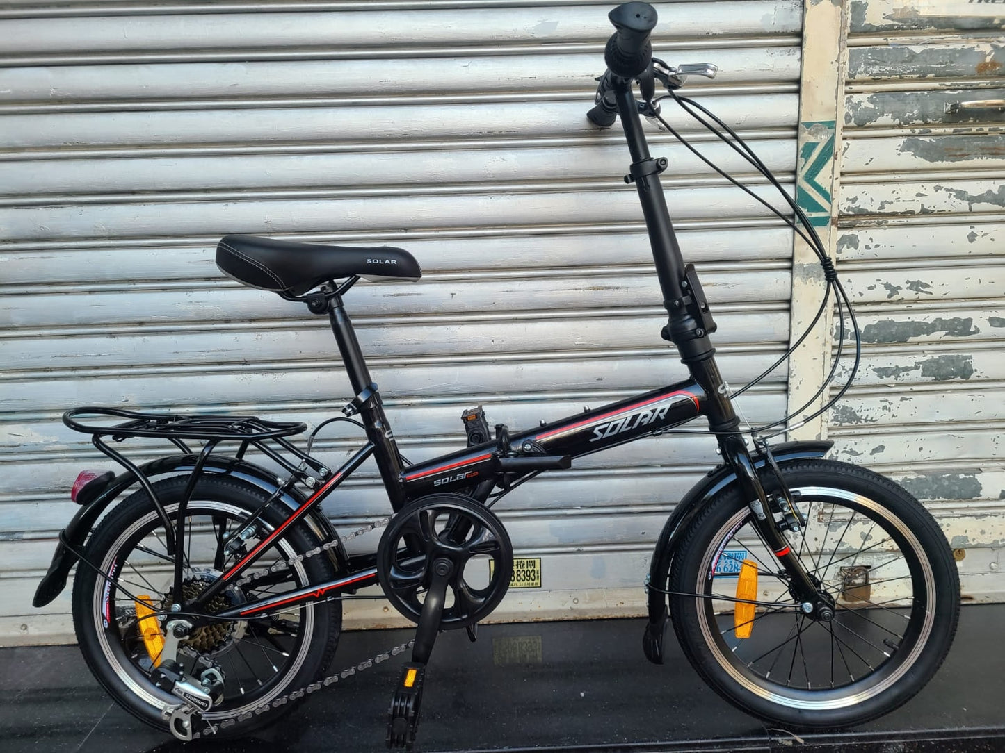 SOLAR FD-500S 20-inch iron frame V-shaped folding bike-20"/ SOLAR FD-500S FOLDING BIKE-20"