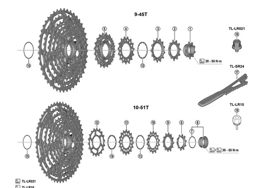 Shimano CS-M9200 飛輪介子 / Shimano CS-M9200 Spacer