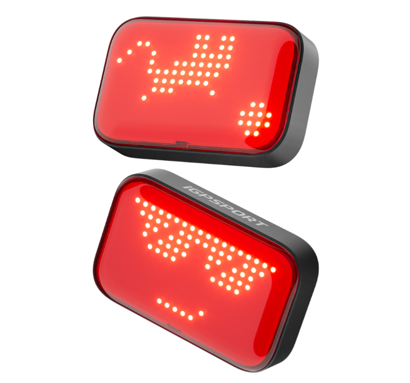 iGPSPORT ET6 Riding Status Expressions Smart Tail Light