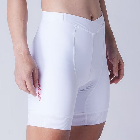ATLAS 女裝四分經編單車褲 (6代褲墊)~WS-930-W~白色~24-30℃ / ATLAS WOMEN SHORT - 6TH~ WS-930-W~WHITE~24-30℃