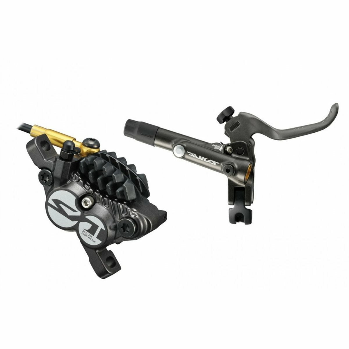 SHIMANO SAINT DISC BRAKE ASSEMBLED-METAL PAD-M820-B/ SHIMANO SAINT DISC BRAKE ASSEMBLED-METAL PAD-M820B 