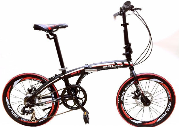 SOLAR FD-880 Aluminum alloy disc folding bike-20"-7 speed/ SOLAR FD-880 DISC ALLOY F BIKE-20"-7 SPD