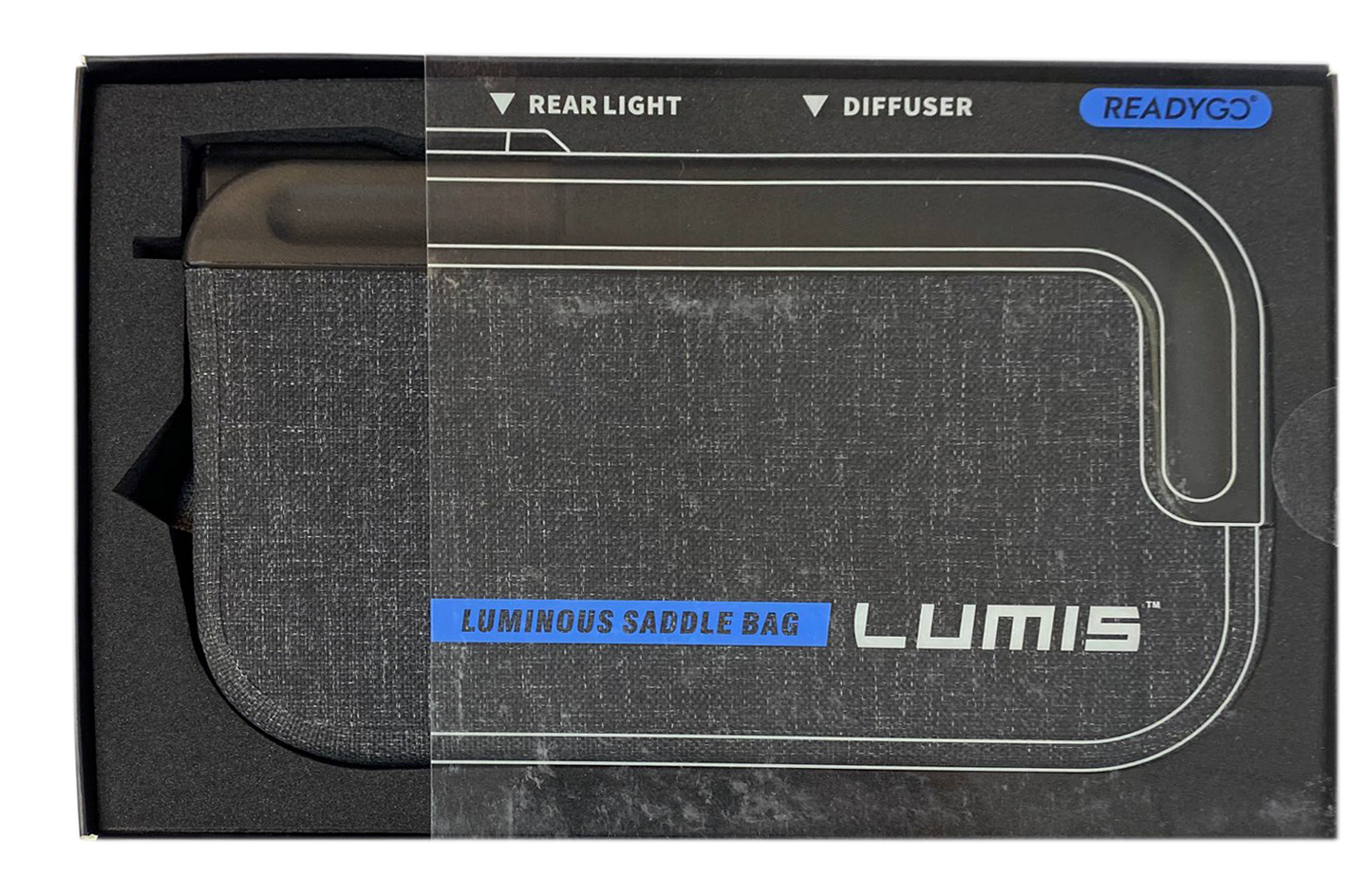 Ready Go LUMIS 單車尾袋連尾燈 / Ready Go LUMIS Saddle Bag With Red Light Set