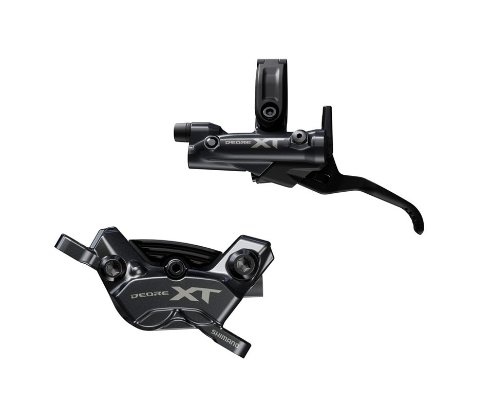Shimano XT 前/後碟掣套裝-散熱樹脂制皮-M8220 /  Shimano XT Front/Rear Disc Brake Set-Resin Pad(W/FIN)-M8220