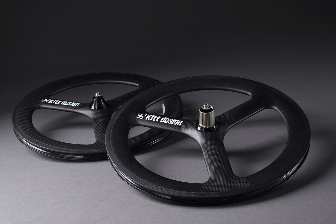 Tern Kitt Design 碳纖三柱 Baton451 輪組 (XDR Body) / Tern Kitt Design Carbon Tri-Spoke 451 Wheelset (XDR Body)