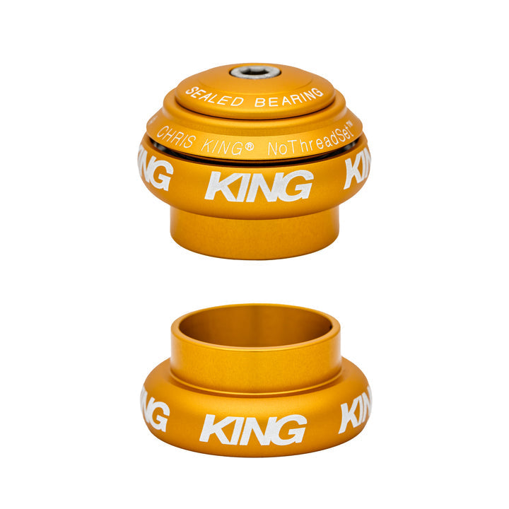 Chris King NoThreadSet External Headset,1-1/8",Bold Logo/ Chris King NoThreadSet Headset,1-1/8", Bold Logo