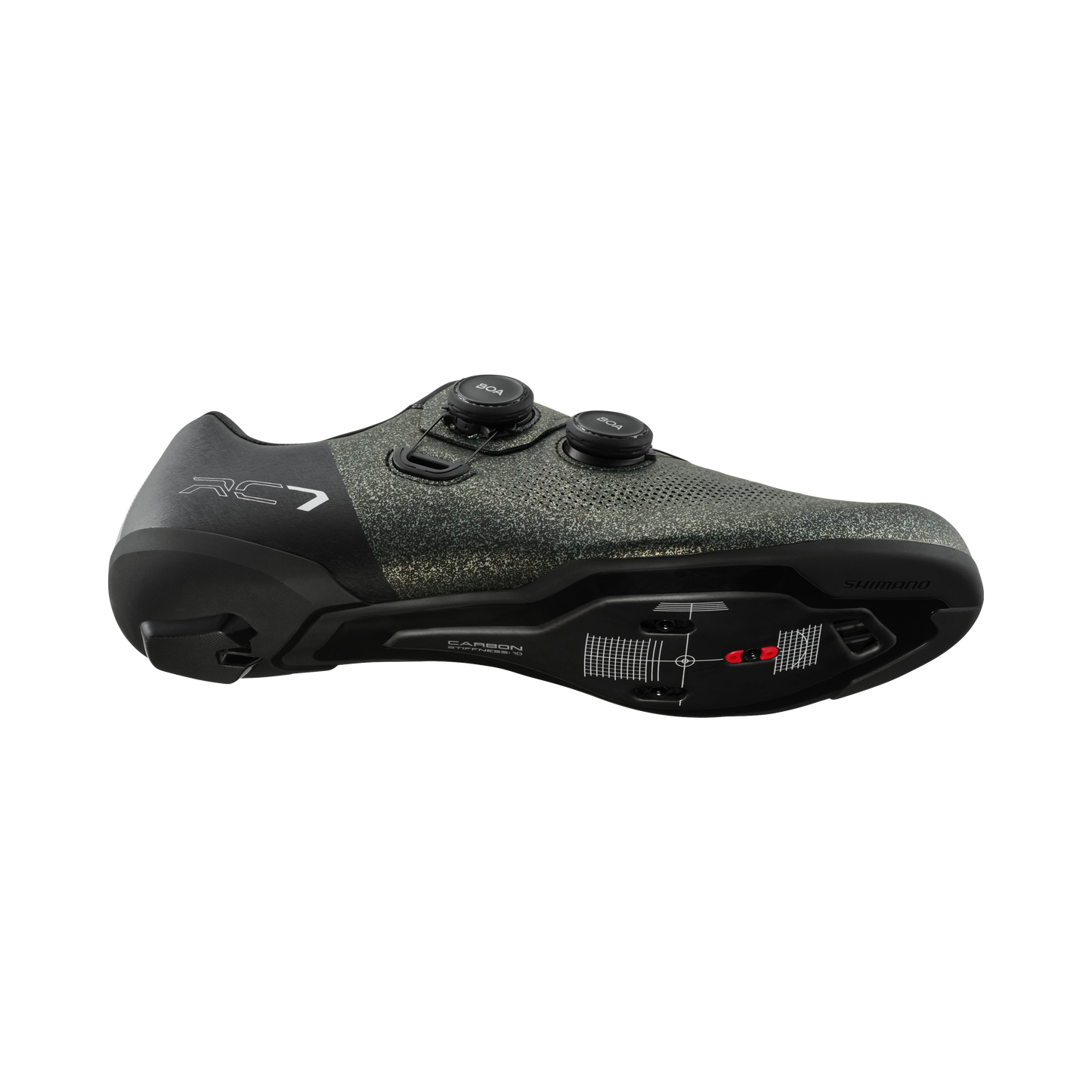 SHIMANO SH-RC703 ROAD SHOES-WIDE-GRAY SPLATTER (SPECIAL EDITION)