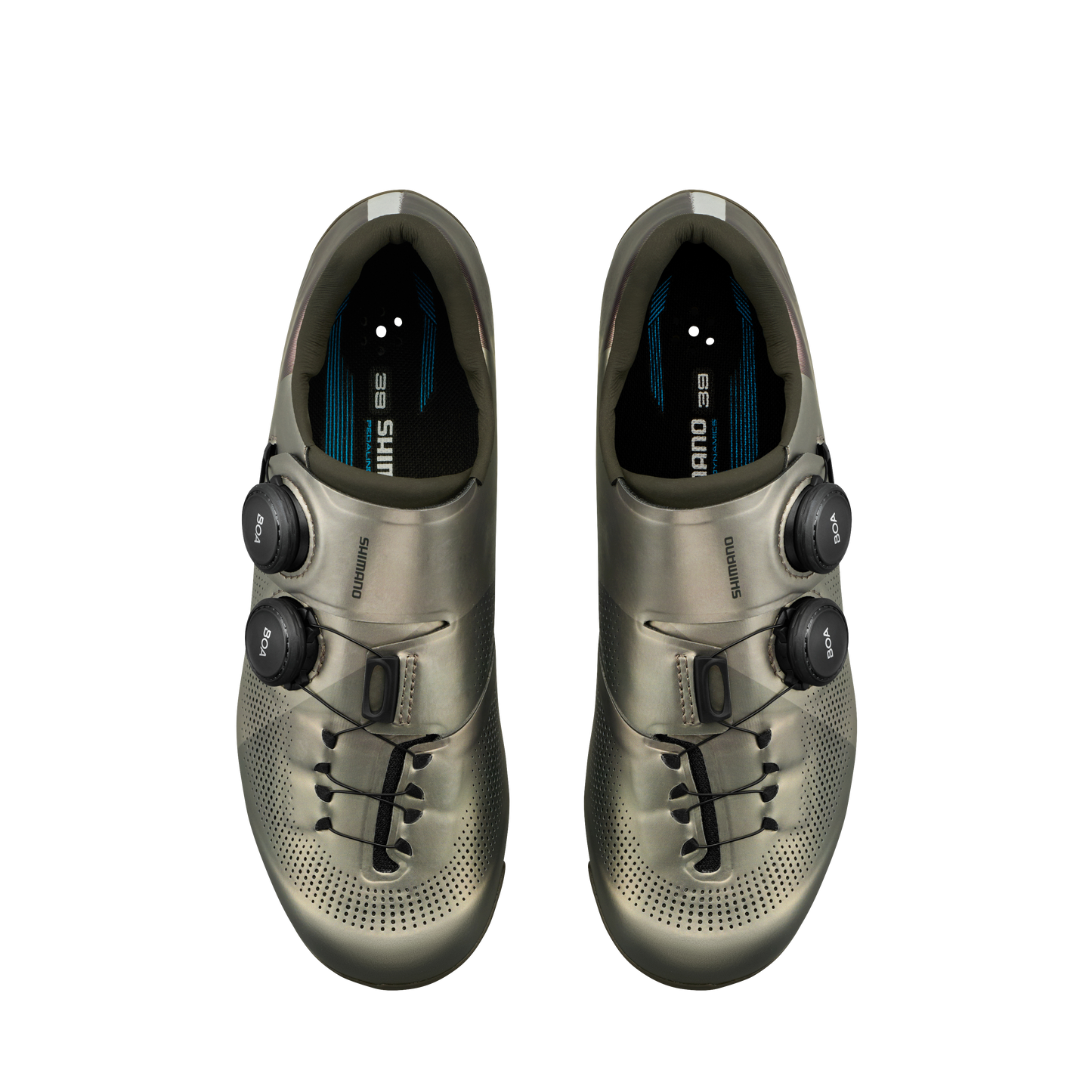 SHIMANO SH-RC703 Women's Road Shoes-Rose Champagne/ SHIMANO SH-RC703 ROAD SHOES-WOMEN-CHROME/ROSE