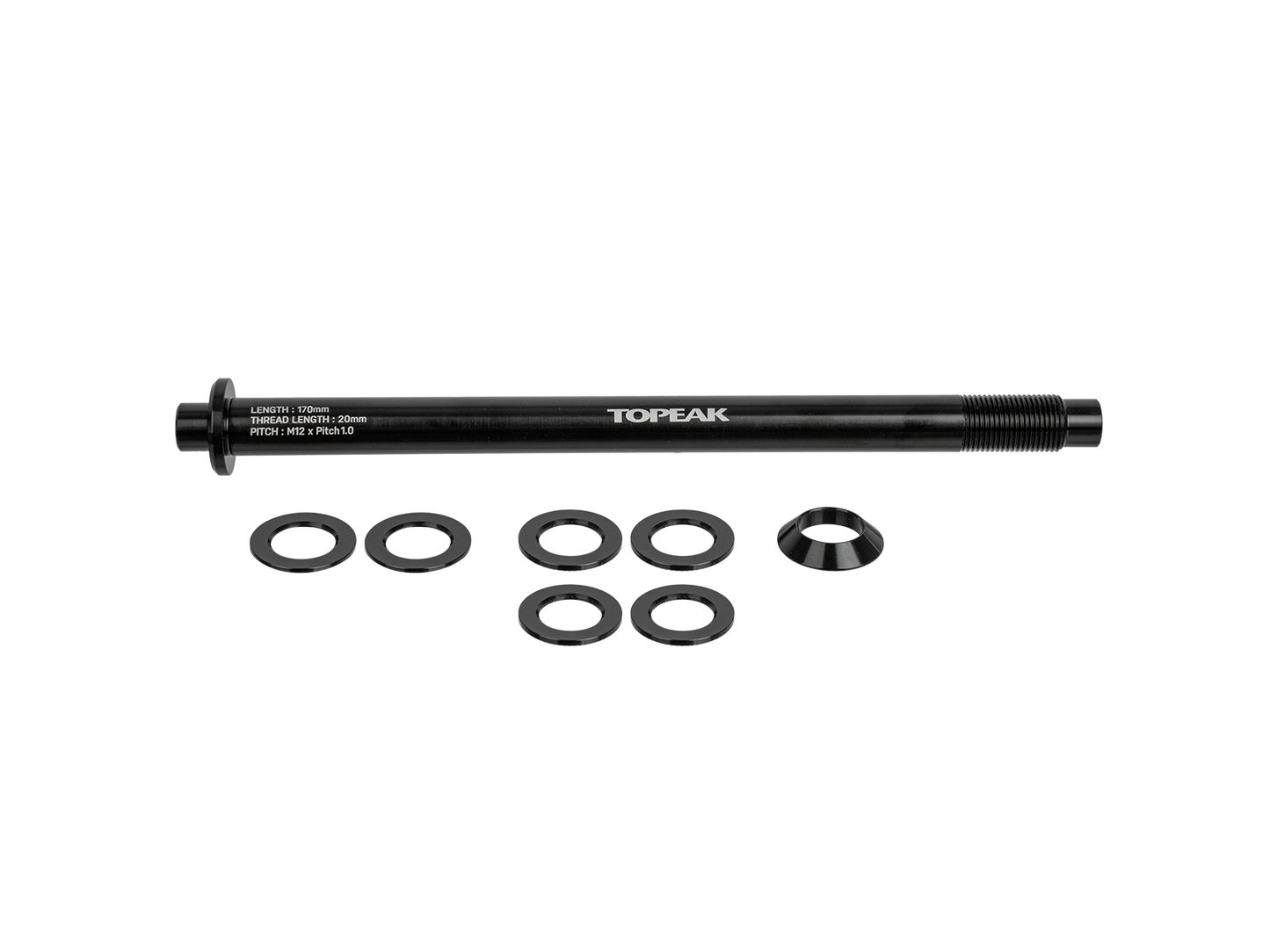 Topeak Zi:RAK THRU-AXLE 貨架專用貫通軸 TA2420-SP04 適用 700C 公路與礫石單車