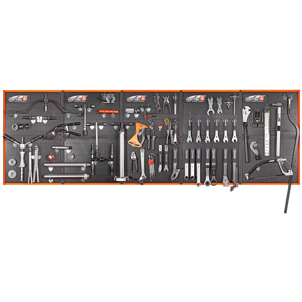 SUPER B 8-in-1 Tool Wall Display Rack-TB-PB08
