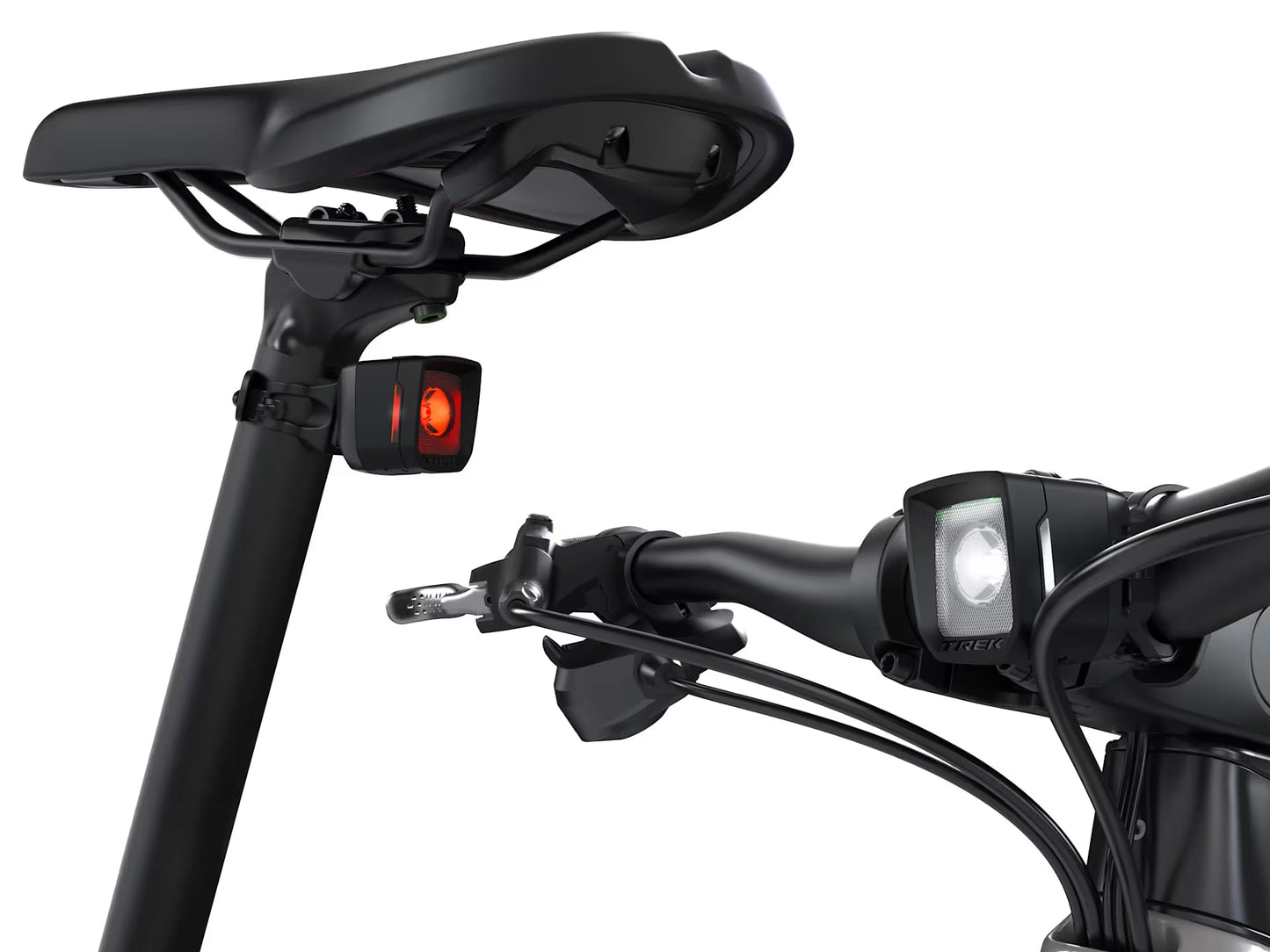 Trek Ion 100 R/Flare R City Bike 前後燈套裝-Black