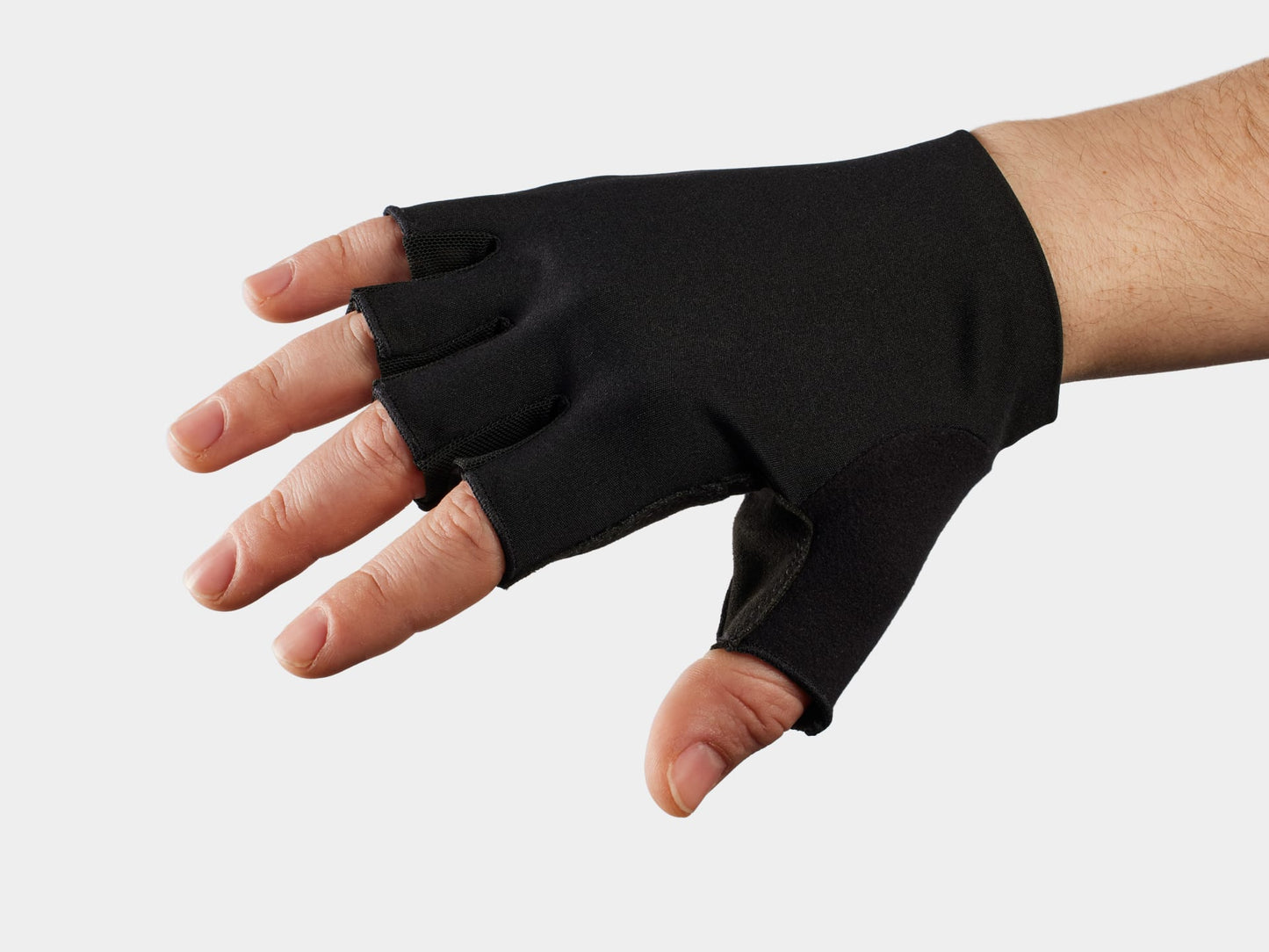 Trek Velocis Dual Foam Unisex Short Finger Gloves-Black/ Trek Velocis Dual Foam Unisex Cycling Glove-Black 