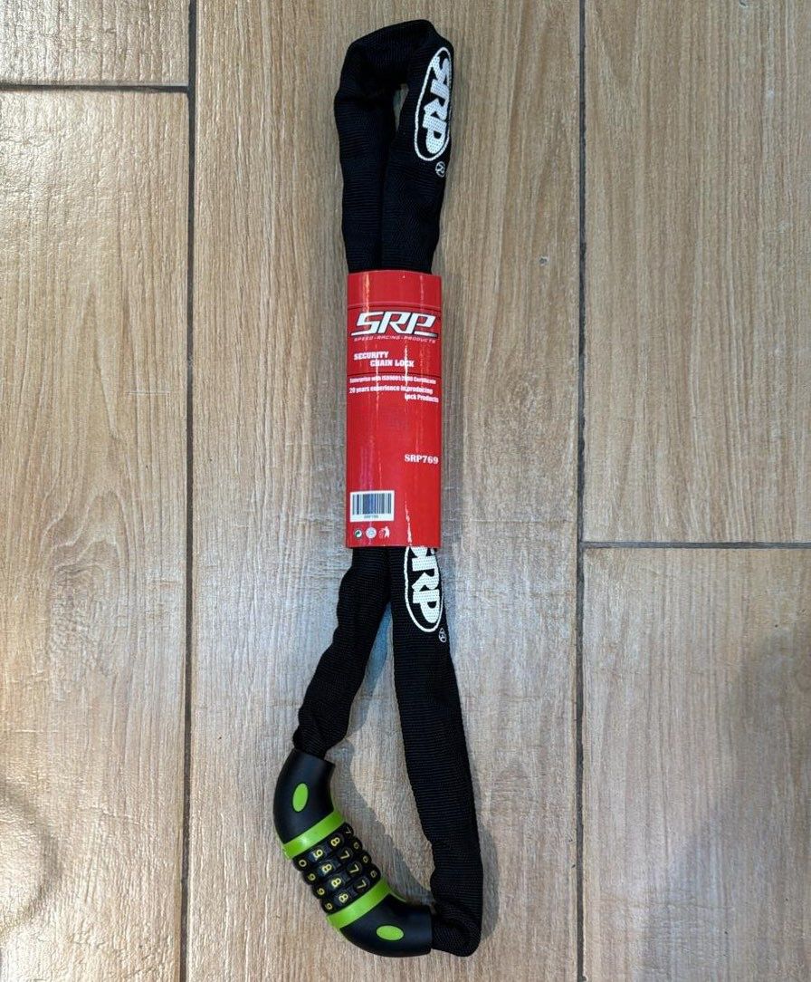 SRP 769 密碼鐵鏈鎖~黑色~6X900MM(一盒10把) / SRP 769 LOCK-BLACK-6X900MM