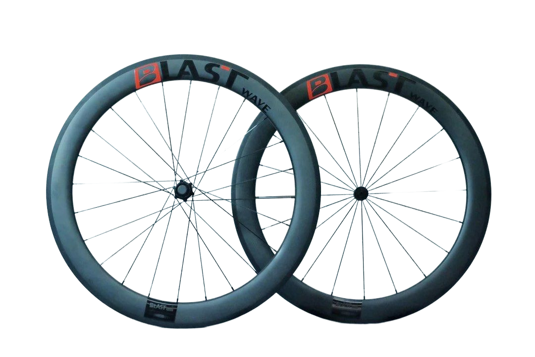 Blast Wave 700C T700 碳纖維圈剎輪組 (BW-V26)~黑標/ Blast Wave 700C T700 Carbon Rim Wheelset (BW-V26)~Black Label