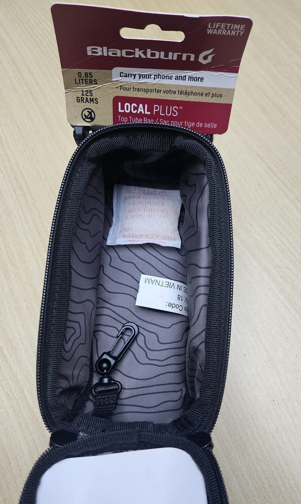 BLACKBURN LOCAL PLUS TOP TUBE BAG/ BLACKBURN LOCAL PLUS TOP TUBE BAG