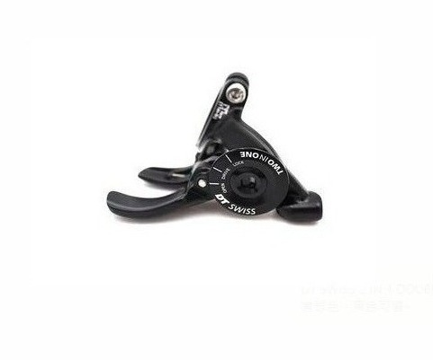 DT SWISS 2 IN 1 DOUBLE STAGE shock absorber rocker control hand ODL black version / DT SWISS DOUBLE STAGE TWO IN ONE REMOTE ODL-BLACK