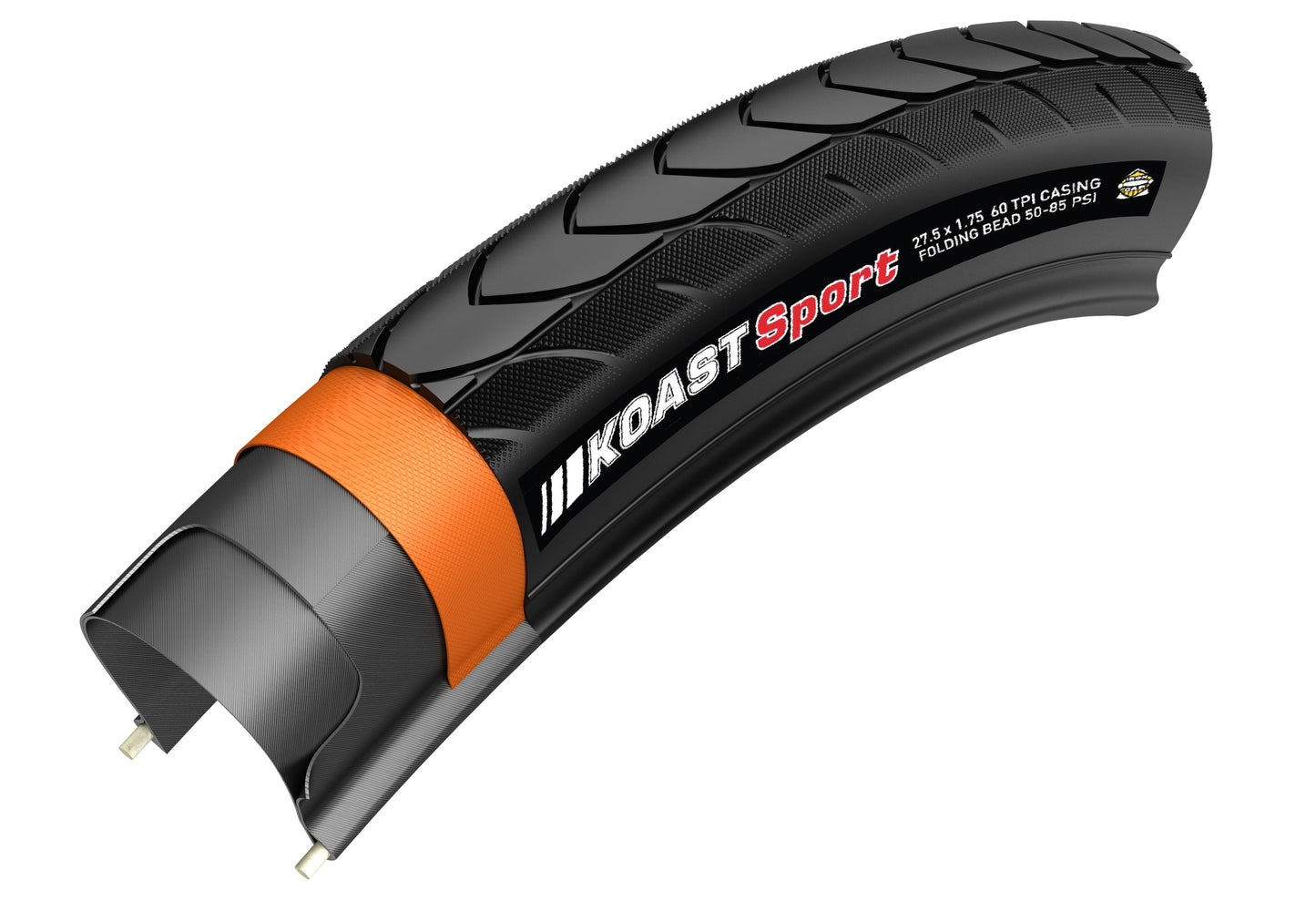 KENDA KOAST K1082 不摺外胎-16X1.35-黑色;30TPI / KENDA KOAST K1082 16X1.35 TIRE- BLACK; 30TPI