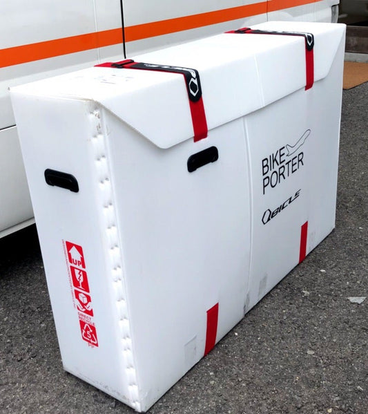 QBICLE BIKE PORTER bicycle box ~ white / QBICLE BIKE PORTER ~ WHITE