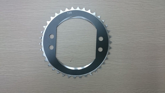 DEDA CHAINRING~38T~BLACK/DEDA CHAINRING~38T~BK