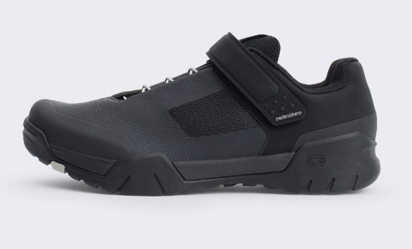 Crank Brothers MALLET E Speedlace Clip-in Mountain Bike Shoes - Black Silver (Black Sole) MTB cllip-in shoes