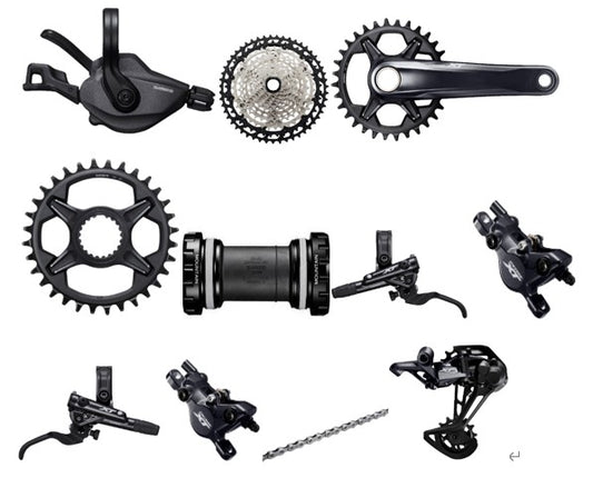 SHIMANO XT M8100 12-speed monolithic groupset