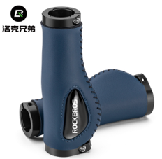 Rockbros leather + liquid silicone palm pad with locking muff/ Rockbros leather and gel lock on grip