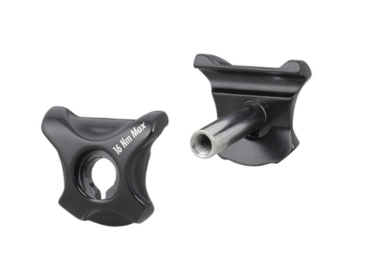 Bontrager 座通路軌碼 - 黑色 / Bontrager Rotary Head Seatpost Saddle Clamp Ears - Black