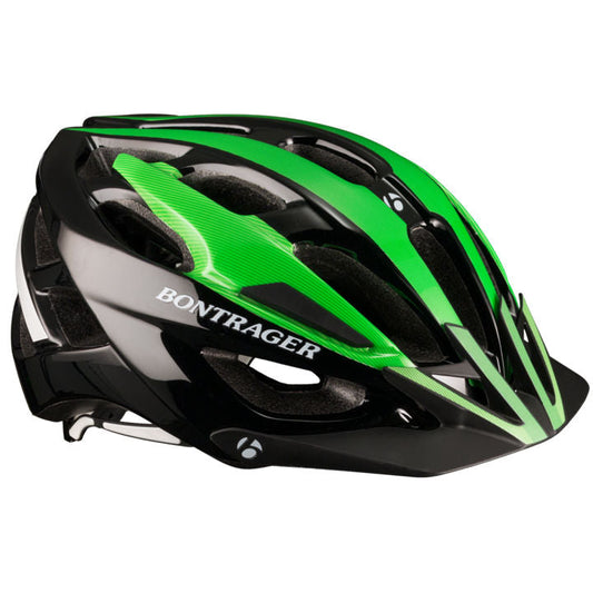 BONTRAGER QUANTUM Helmet-green-black-fine size/ BONTRAGER QUANTUM HELMET-GN/BK-SM 