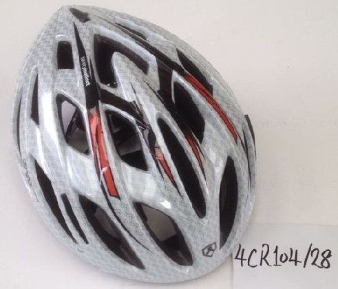 710C 公路頭盔 - 白紅色~大碼55-62CM-4CR104/28 / 710C ROAD HELMET- WHITE/RED~L55-62CM-4CR104/28