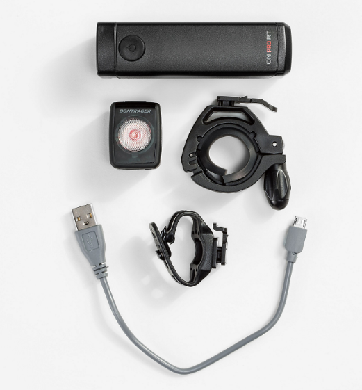 Bontrager Ion Pro RT/Flare RT front and rear remote control light set - black / Bontrager Ion Pro RT/Flare RT Light Set - black